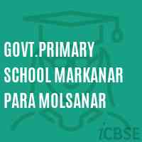 Govt.Primary School Markanar Para Molsanar Logo