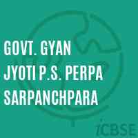 Govt. Gyan Jyoti P.S. Perpa Sarpanchpara Primary School Logo