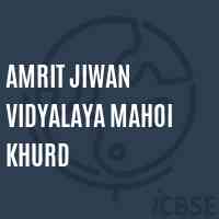 Amrit Jiwan Vidyalaya Mahoi Khurd Middle School Logo