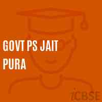 Govt Ps Jait Pura Primary School Logo