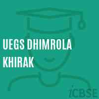 Uegs Dhimrola Khirak Primary School Logo