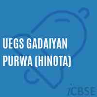 Uegs Gadaiyan Purwa (Hinota) Primary School Logo