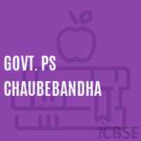 Govt. Ps Chaubebandha Primary School Logo