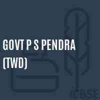 Govt P S Pendra (Twd) Primary School Logo