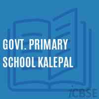 Govt. Primary School Kalepal Logo