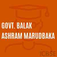 Govt. Balak Ashram Marudbaka Primary School Logo