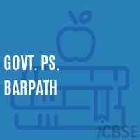 Govt. Ps. Barpath Primary School Logo