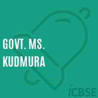 Govt. Ms. Kudmura Middle School Logo