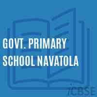 Govt. Primary School Navatola Logo