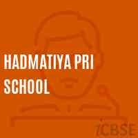 Hadmatiya Pri School Logo