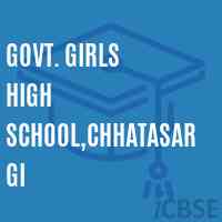 Govt. Girls High School,Chhatasargi Logo