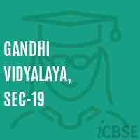 Gandhi Vidyalaya, Sec-19 Primary School Logo
