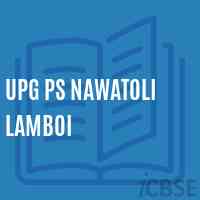 Upg Ps Nawatoli Lamboi Primary School Logo
