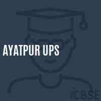 Ayatpur Ups School Logo