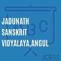 Jadunath Sanskrit Vidyalaya,Angul School Logo