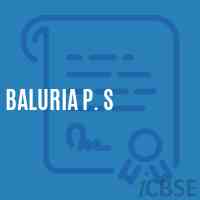 Baluria P. S School Logo