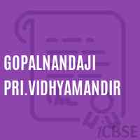 Gopalnandaji Pri.Vidhyamandir Senior Secondary School Logo