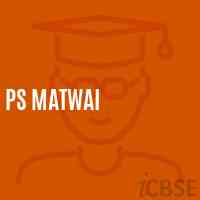 Ps Matwai Primary School Logo