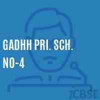 Gadhh Pri. Sch. No-4 Middle School Logo