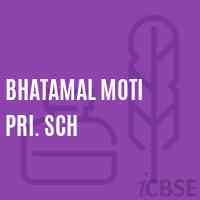 Bhatamal Moti Pri. Sch Middle School Logo