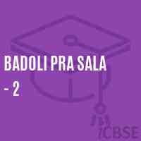 Badoli Pra Sala - 2 Primary School Logo