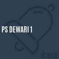 Ps Dewari 1 Primary School Logo