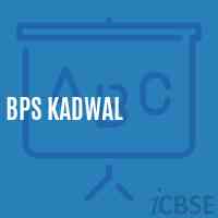 Bps Kadwal Primary School Logo