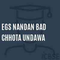 Egs Nandan Bad Chhota Undawa Primary School Logo