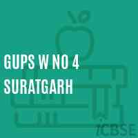 Gups W No 4 Suratgarh Middle School Logo