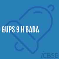 Gups 9 H Bada Middle School Logo