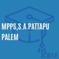 Mpps,S.A.Pattapupalem Primary School Logo