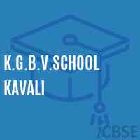 K.G.B.V.School Kavali Logo
