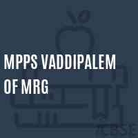 Mpps Vaddipalem of Mrg Primary School Logo