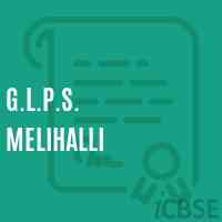 G.L.P.S. Melihalli Primary School Logo