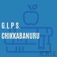 G.L.P.S. Chikkabanuru Primary School Logo