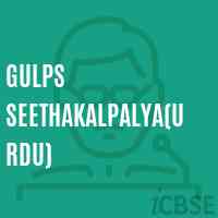 Gulps Seethakalpalya(Urdu) Primary School Logo