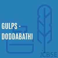 Gulps - Doddabathi Primary School Logo