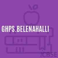 Ghps.Belenahalli Middle School Logo