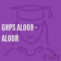 Ghps Aloor - Aloor Middle School Logo