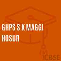 Ghps S K Maggi Hosur Middle School Logo