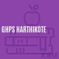 Ghps Harthikote Middle School Logo
