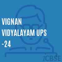 Vignan Vidyalayam Ups -24 Primary School Logo