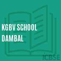 Kgbv School Dambal Logo