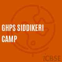 Ghps Siddikeri Camp Middle School Logo