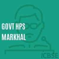 Govt Hps Markhal Middle School Logo