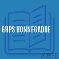 Ghps Honnegadde Middle School Logo