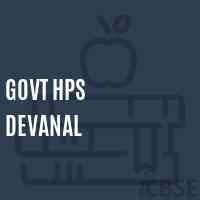 Govt Hps Devanal Middle School Logo