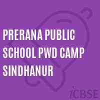 Prerana Public School Pwd Camp Sindhanur Logo