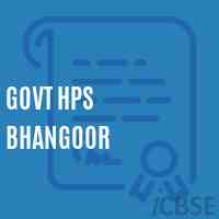 Govt Hps Bhangoor Middle School Logo