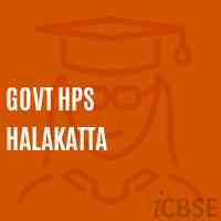 Govt Hps Halakatta Middle School Logo